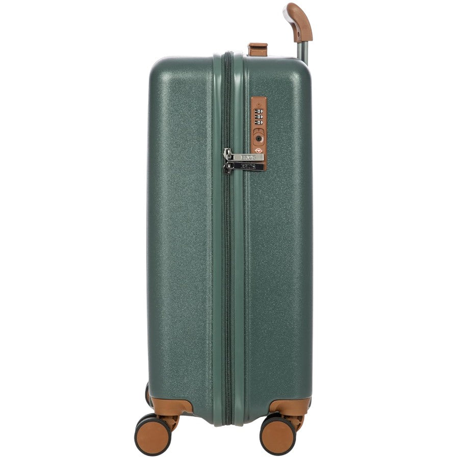 Bric's Ferrara 3 Piece Set 4 Wheels Trolleys Green.