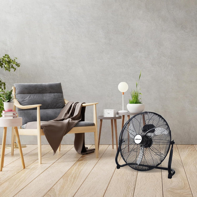 Mellerware Fan Floor Fan 35980 Steel Black