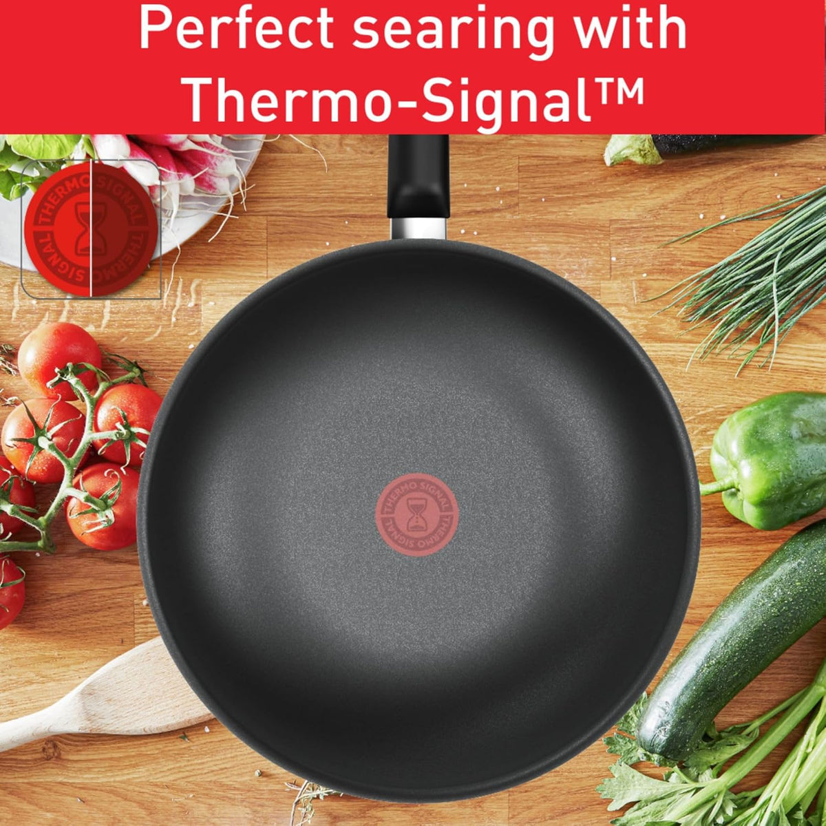 Tefal Access G6 Aluminum Non-Stick Wok Pan 28 cm B4451902
