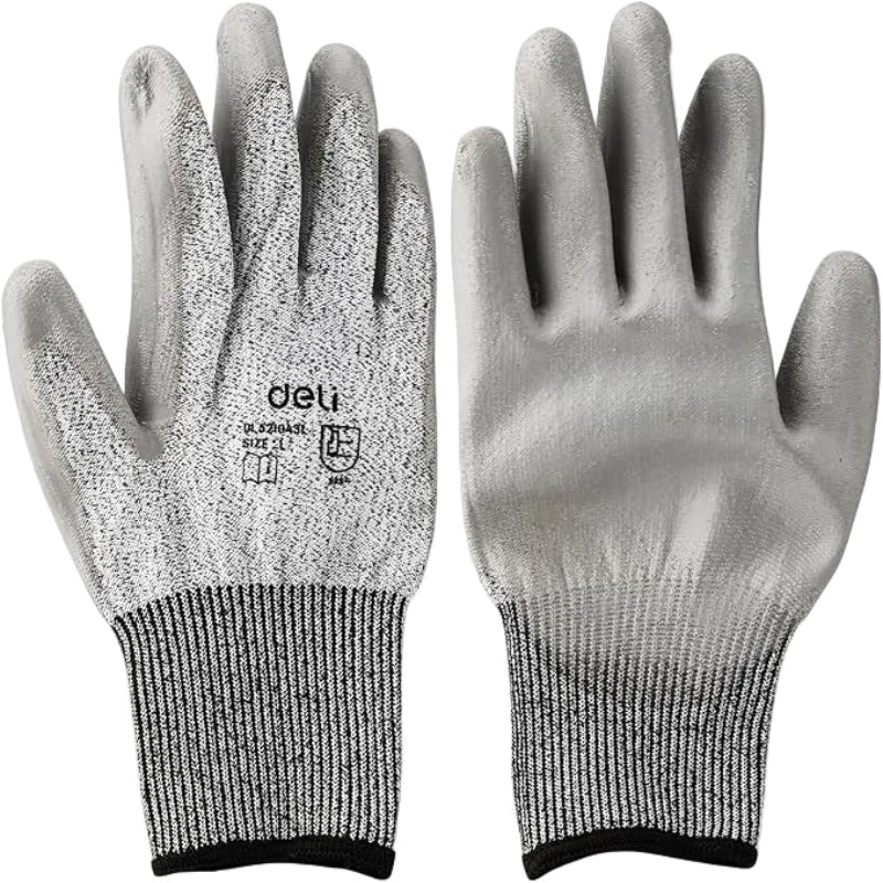 Grey Industrial Cut Gloves GL0012