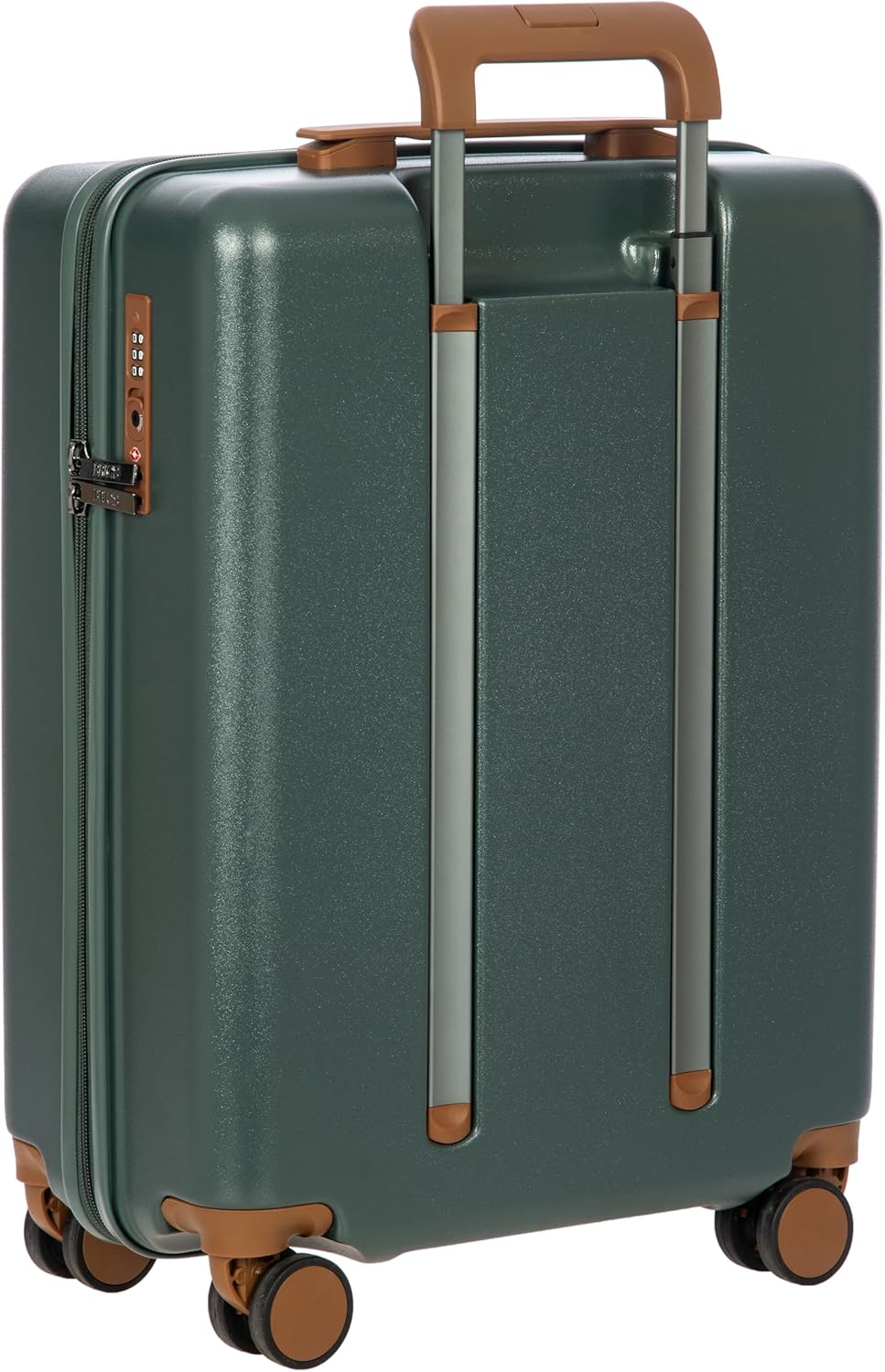 Bric's Ferrara 3 Piece Set 4 Wheels Trolleys Green.