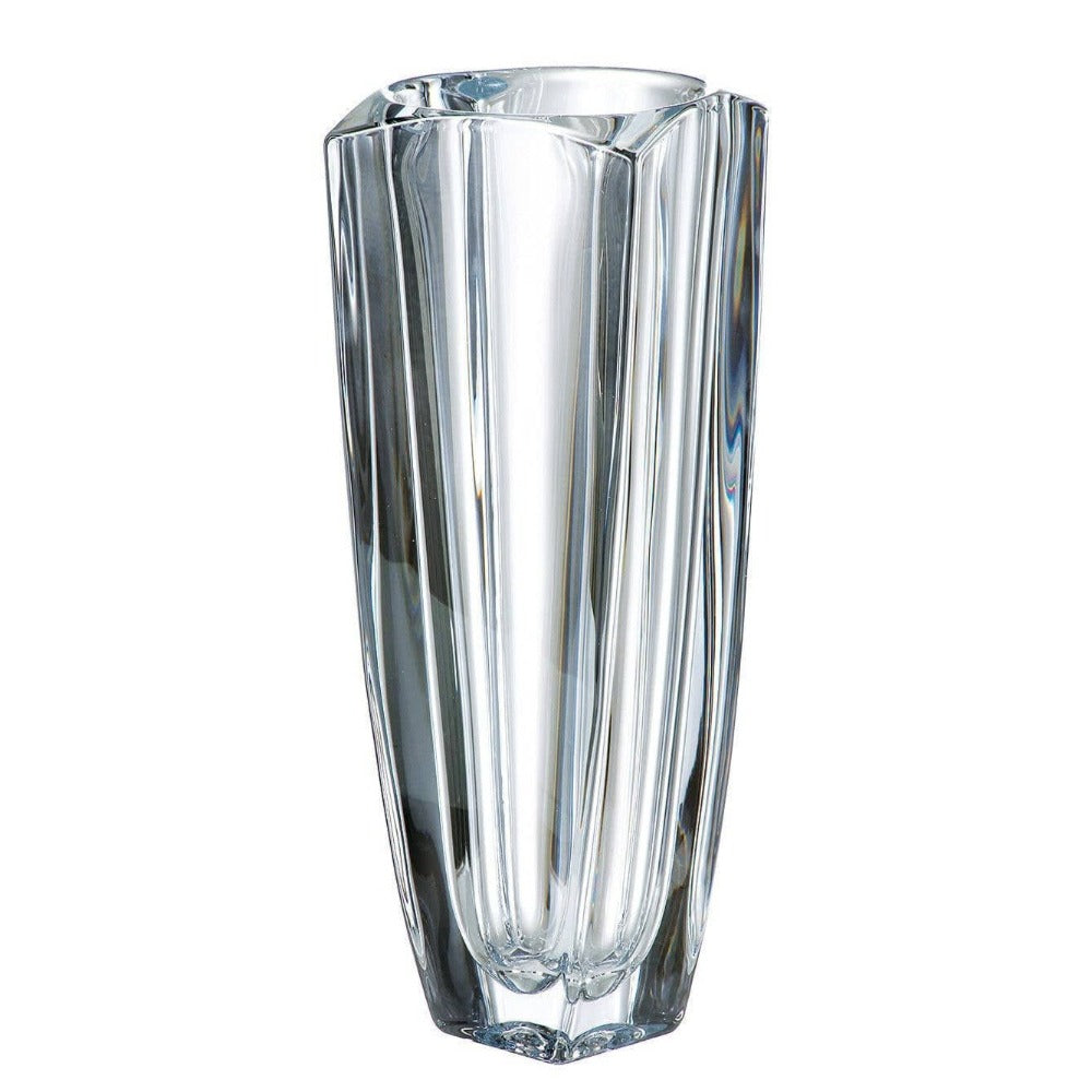 BOHEMIA GLASS Bohemia Crystal Vase Arezzo 28cm (7288633229401)