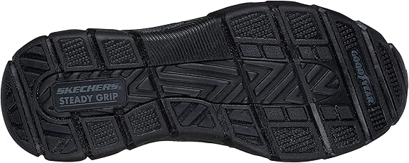 Mens Sketchers Slips Ins RF Respected Elgin Black