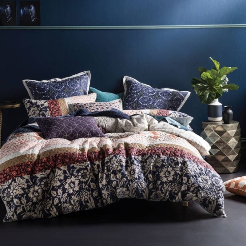 Linen House Duvet Cover Double Linen House Coral Rose Bloomsbury Duvet Cover Set (2061840547929)