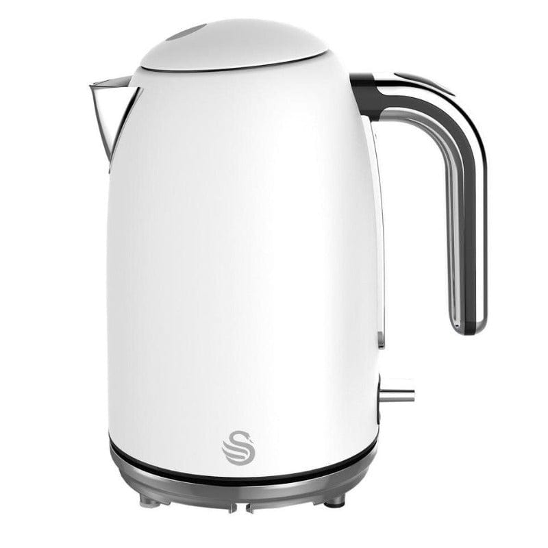 Swan KETTLE Swan 1,7 Litre Stainless Steel Pearl White Cordless Kettle SKO4C (6716407775321)