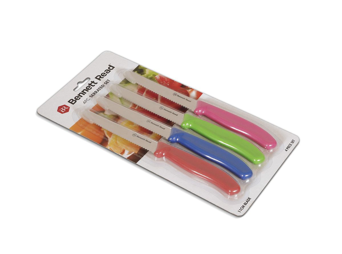 BENNETT READ Vacuum Sealer Rolls Bennett Read 4 Pieces Serrated Knife Set KKN102 (7312812277849)