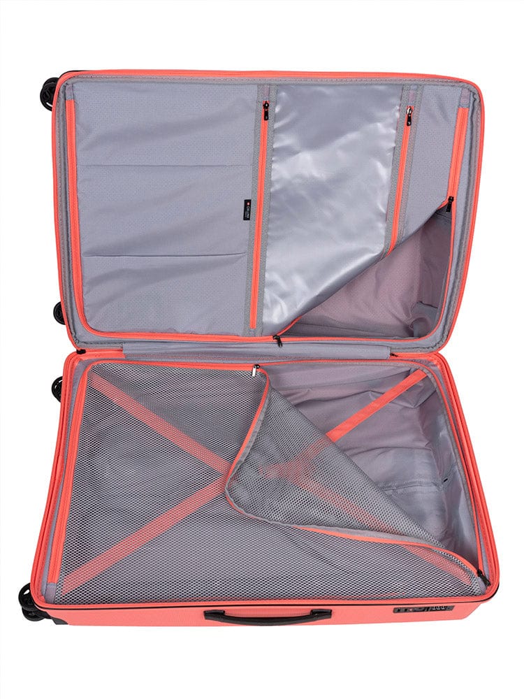 CELLINI Luggage & Bags Cellini Starlite Large 4 Wheel Trolley Case Salmon (7497375875161)