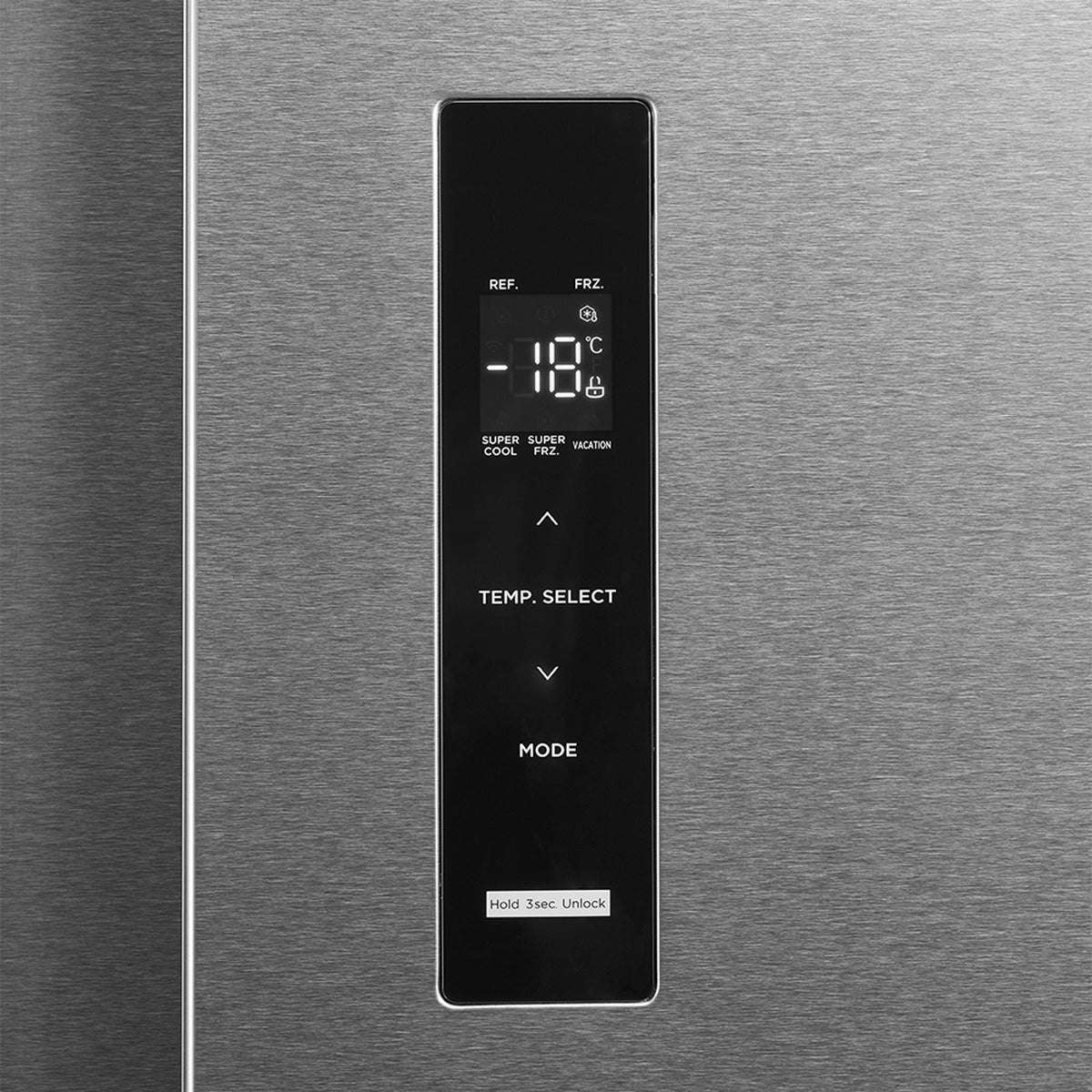 Midea 513l Stainless Steel Side by Side Refrigerator - HC-689WEN(ESN)