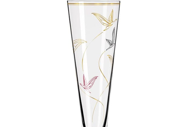 Ritzenhoff Glasses Ritzenhoff Gold Night Champagne Glass Rachel Hoshino 200ml 1071017 (7390247780441)