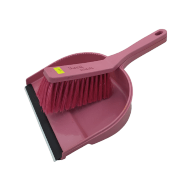 Plasticware Dustpan With Broom Royal 250 Dust Pan And Brush A1860 (4483267166297)