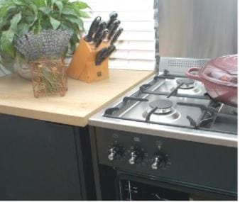 LA GERMANIA Gas Stove LA GERMANIA 90cm Freestanding Stove 5 Burner Gas Hob with Electric Oven Black RUS95C61LDNE (6978530213977)