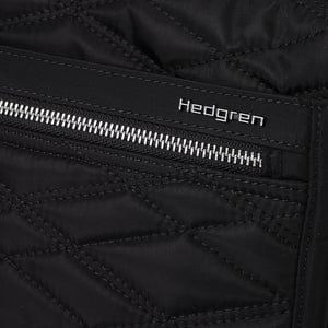 Hedgren Black Hedgren Ladies Inner City Shoulder Bag Quilted Black (7396599300185)