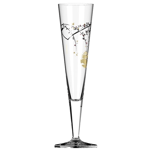 Ritzenhoff Glasses Ritzenhoff Gold Night Champagne Glass Rachel Hoshino 200ml 1071014 (7390154522713)