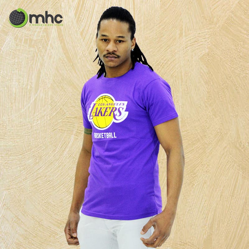 NBA T Shirt Los Angeles Lakers Purple (6628589666393)