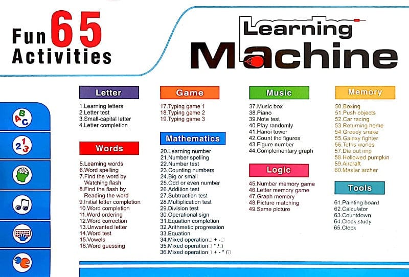 Toys Babies & Kids Kids Learning Laptop Machine BT-271E (4749241057369)