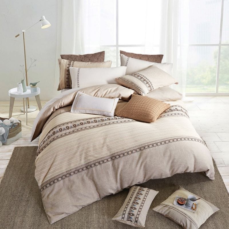 Linen Language Duvet Cover Linen Language Luxury Duvet Set Shetland King 7 Piece (2061843431513)