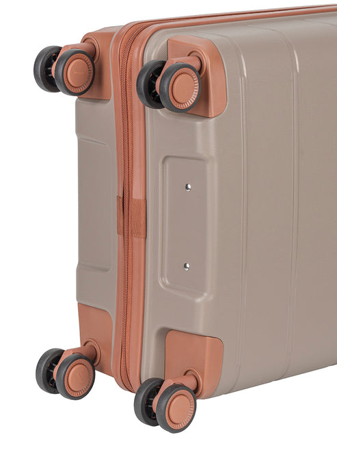 Cellini Monte Carlo Front Opener Carry On Trolley Case-Mink/Tan 8555122