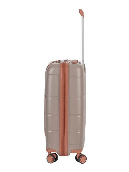 Cellini Monte Carlo Front Opener Carry On Trolley Case-Mink/Tan 8555122