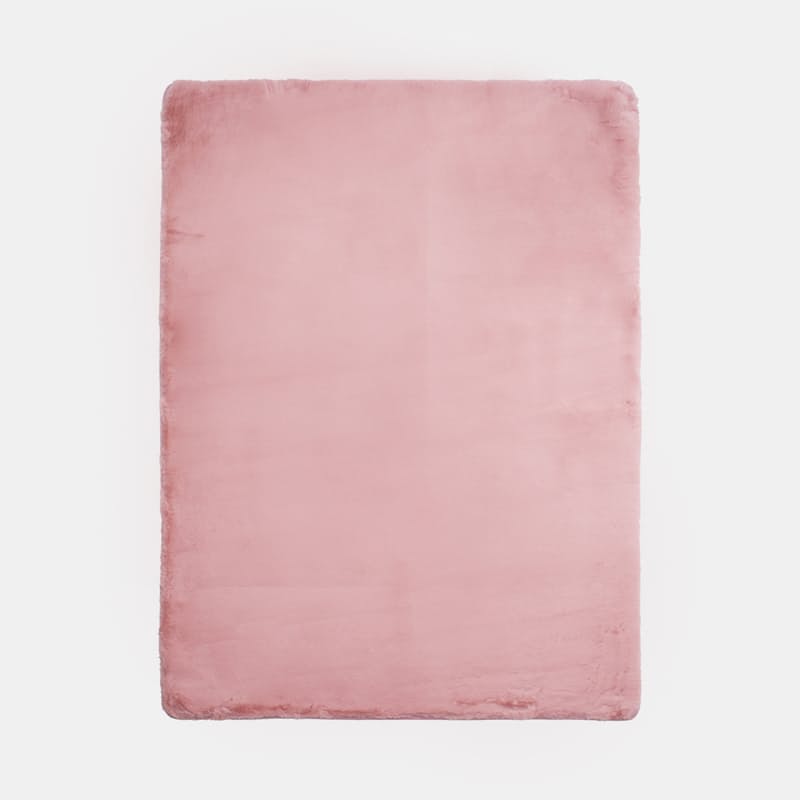 Stefano & Co RUG Sonnia Luxurious Faux Fur Rug Latex Backing 82x150 Pink