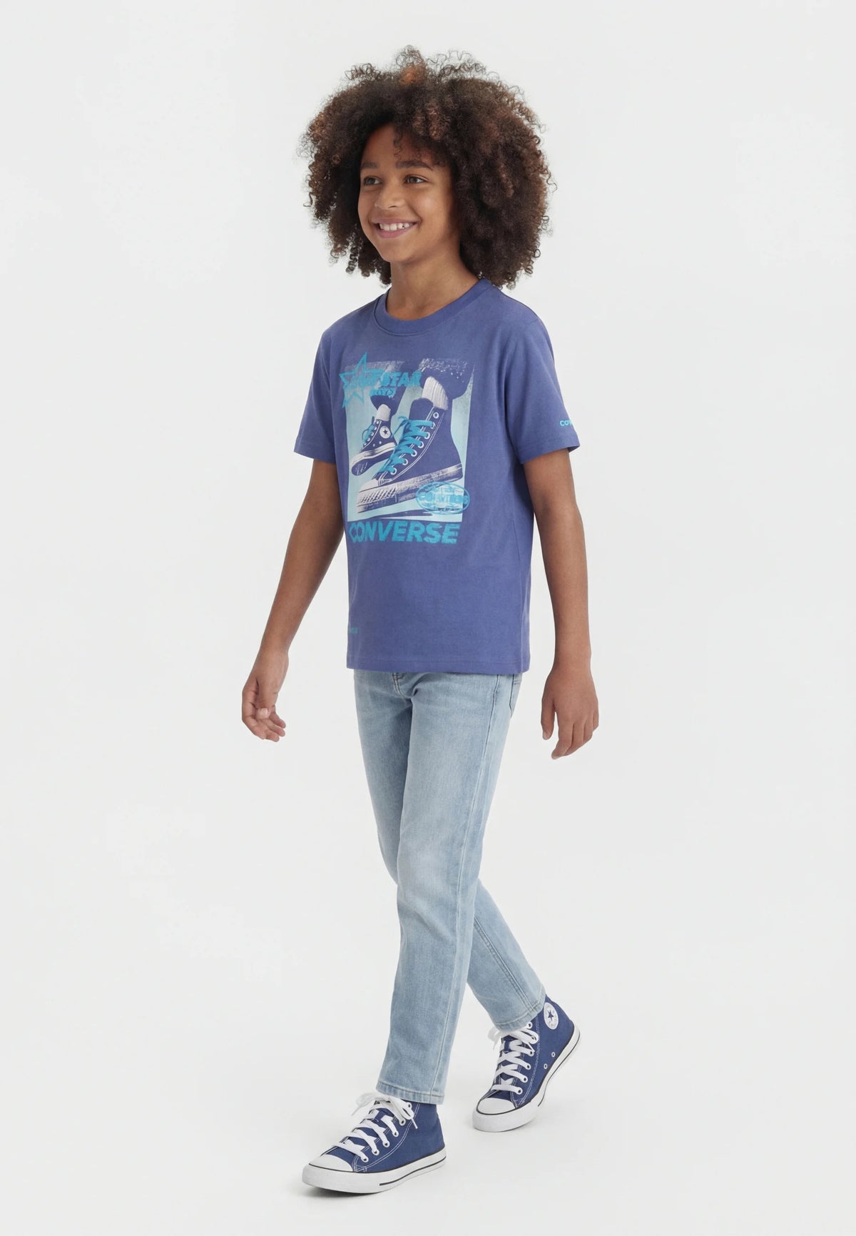 Converse Photo Real Canvas Sneaker Tee-Indigo Storm 9CH931