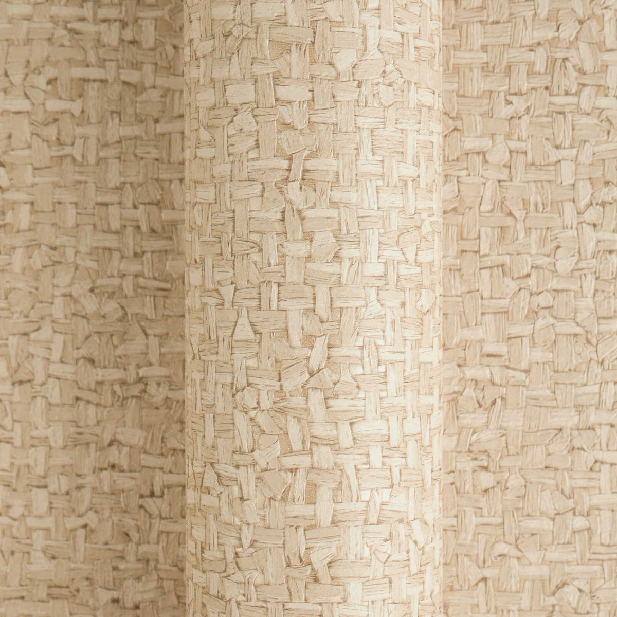 Raffia Straw Wallpaper Roll 0.53m x 10.05m.