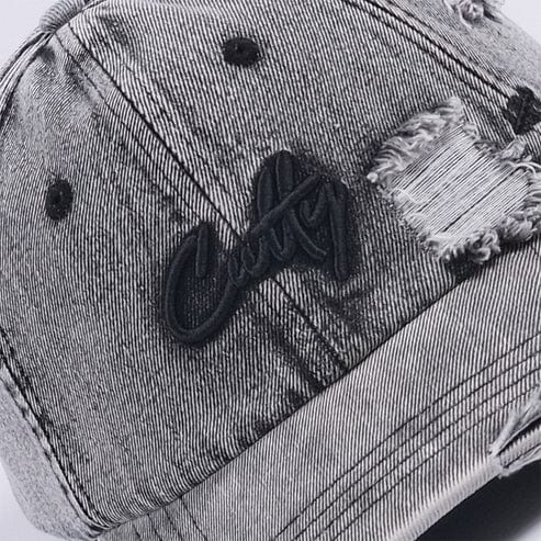 Cutty Caps Cutty Grillo Denim Cap Black
