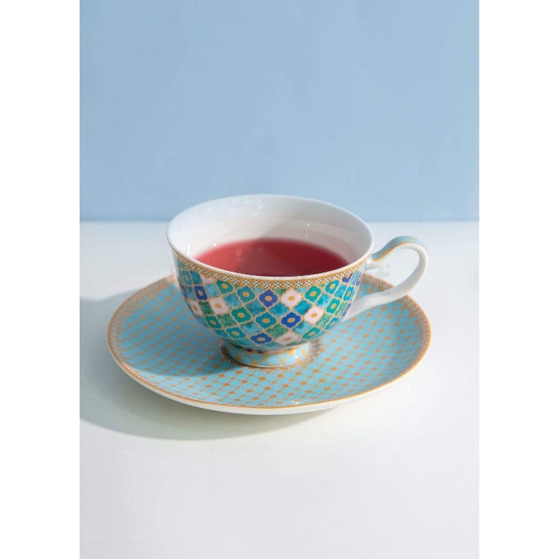 Maxwell & Williams Cup & Saucer Maxwell & Williams Teas & C's Kasbah Mint 200ml Footed Cup and Saucer (6815911772249)