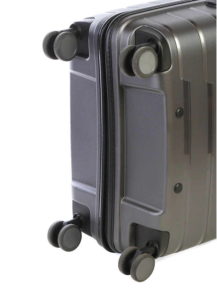 Cellini Microlite 4 Wheel Trolley Case Charcoal