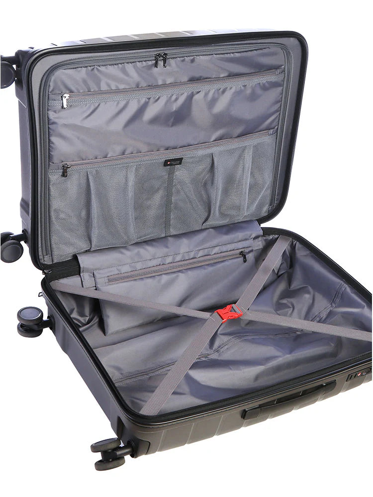 Cellini Microlite 4 Wheel Trolley Case Charcoal