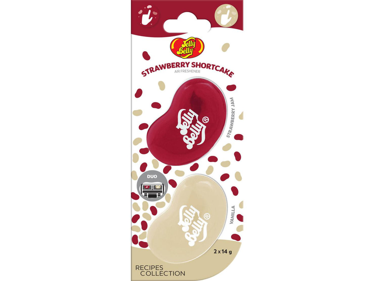 Jelly Belly Duo Vent Strawberry Shortcake Air Freshener 868446