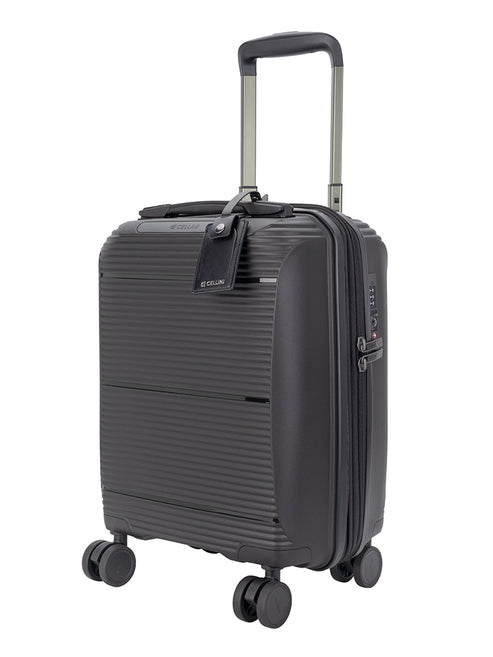 Cellini Qwest Carry-on 40cm Trolley Case-Black 869405.