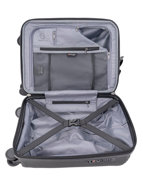 Cellini Qwest Carry-on 40cm Trolley Case-Black 869405.