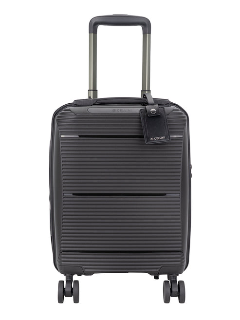 Cellini Qwest Carry-on 40cm Trolley Case-Black 869405.