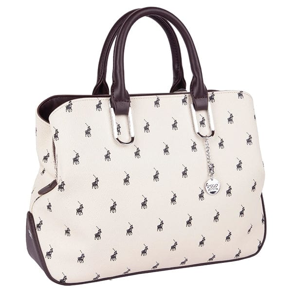 Polo Handbags Polo Classic Multi Shopper Handbag Beige POS444071 (7132415787097)