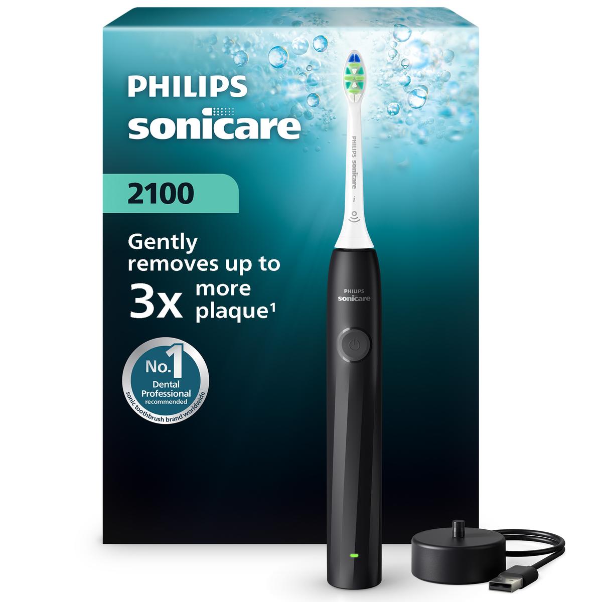 Philips Sonicare 2000 Series Electric Toothbrush Black HX4021/02