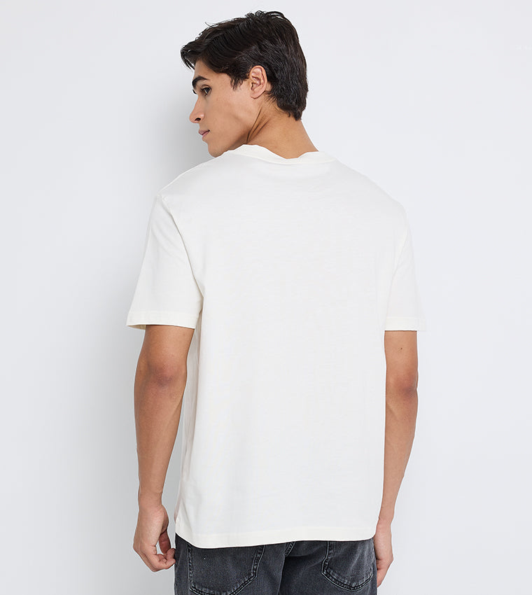 Calvin Klein Monologo Shift Tee Cream