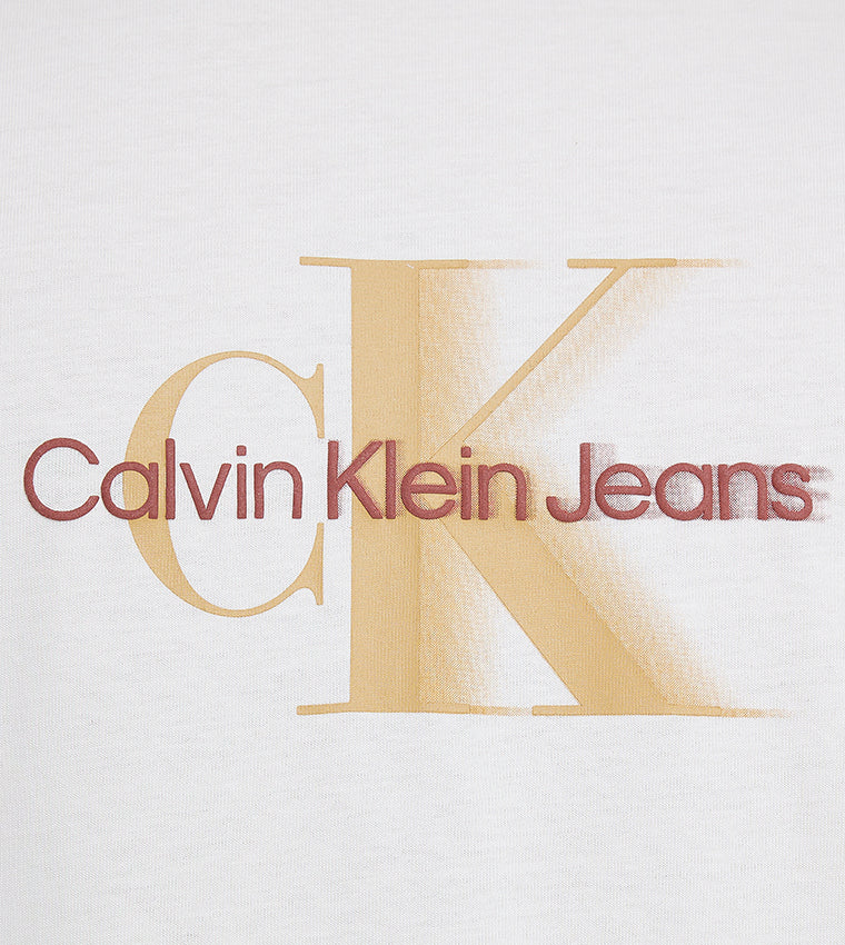 Calvin Klein Monologo Shift Tee Cream