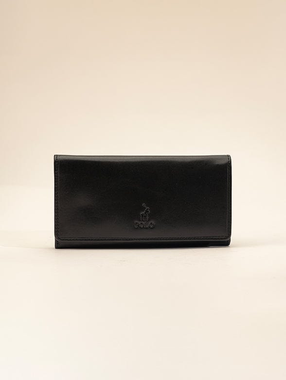 Polo Black Polo Ladies Clutch Purse Black (7349182038105)