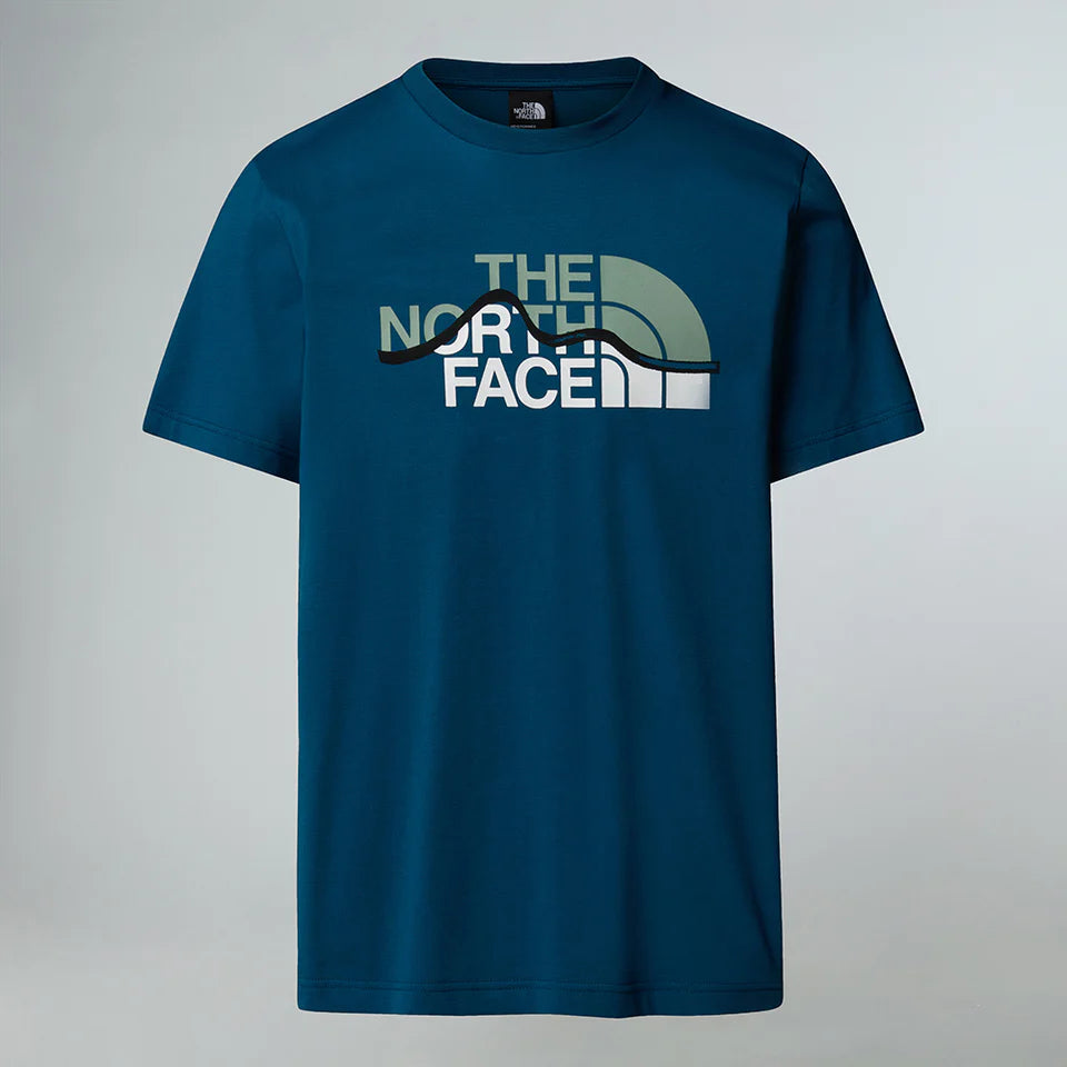 The North Face Men's Mountain Line T Shirt Mineral Ink (8018869125209)