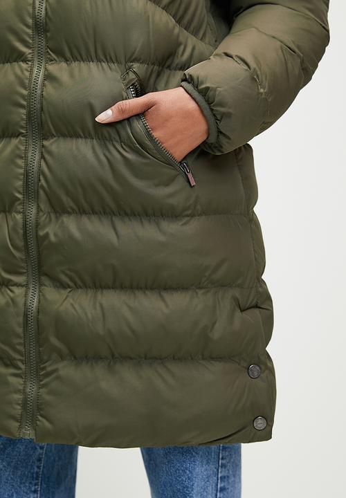 Jeep Puffer Jacket Jeep Women's Longer Length Puffer Jacket (7706733871193)