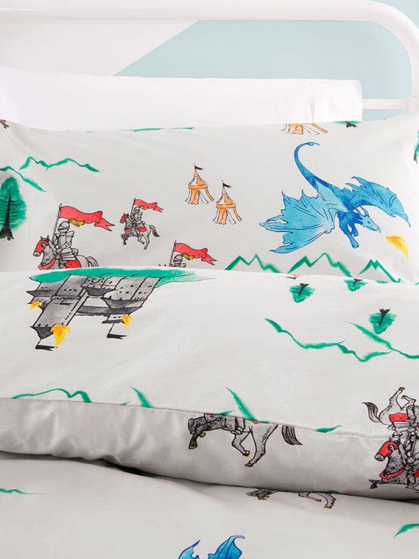Linen House Duvet Cover Linen House Multi dragons Duvet Cover Set (4689427595353)