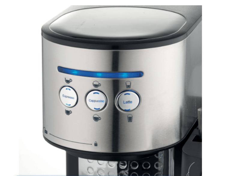 Kenwood COFFEE MACHINE Kenwood - Manual Pump Espresso Machine with Frother - PEM84.000SS (6933796814937)