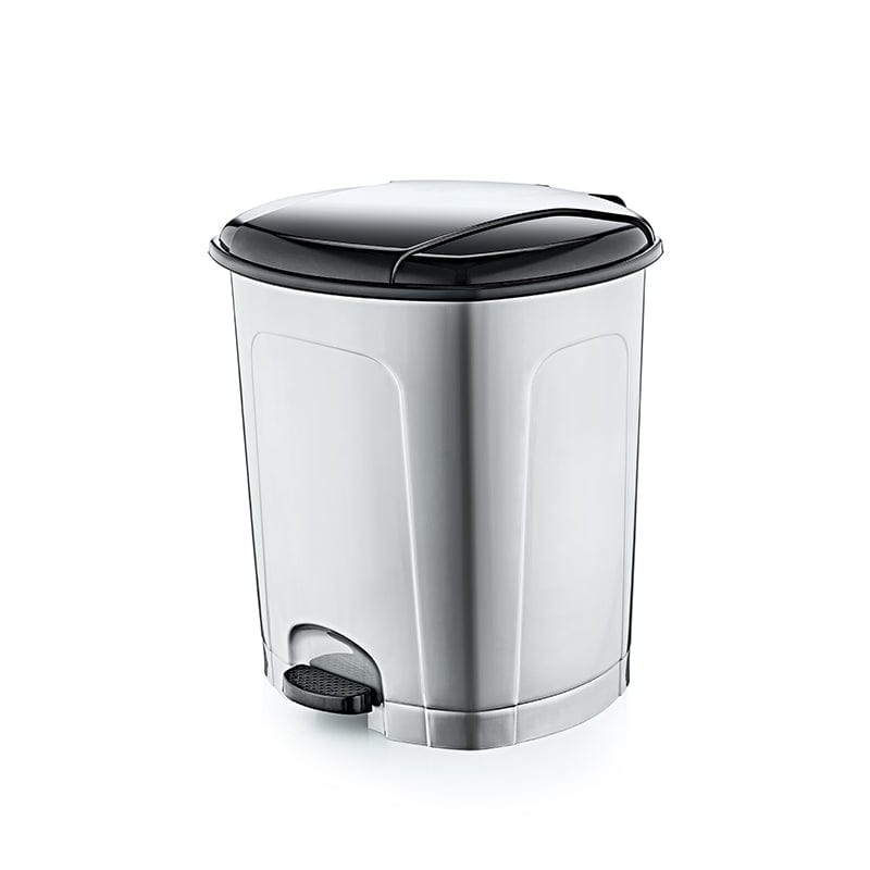Hobby Life Decor Hobby Life Pedal Dustbin Silver/Black (4719320563801)