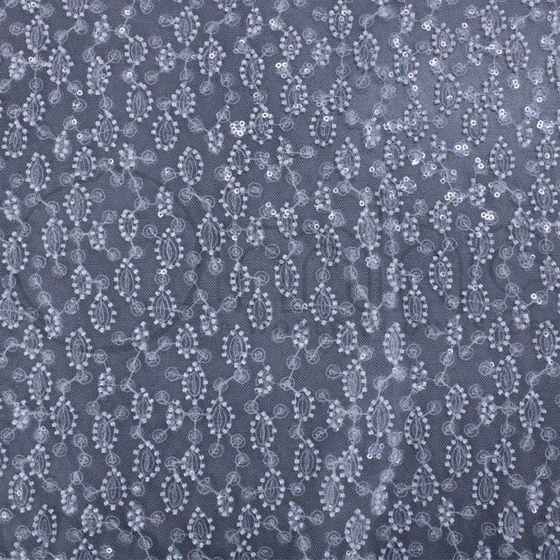 BRIDAL FABRIC Dress Fabrics Beaded Bridal Lace Fabric 130cm (7263426642009)