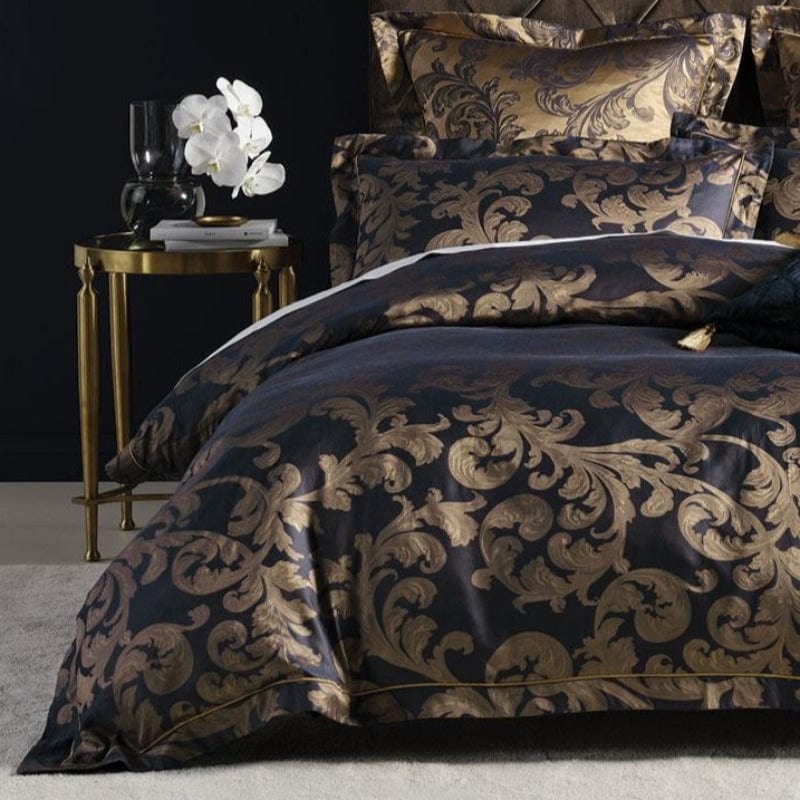 Linen House Duvet Cover Double Linen House Verity Navy Duvet Cover Set (4707170943065)