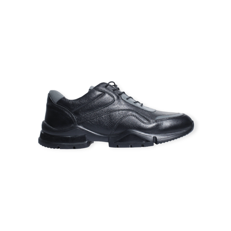 MHC World Casual Shoes Size Uk Six Turkish Casual Leather Sneakers Black (7494621102169)