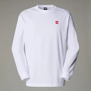 The North Face Men's Axy's Oversized Long Sleeve Tee White (7917895024729)