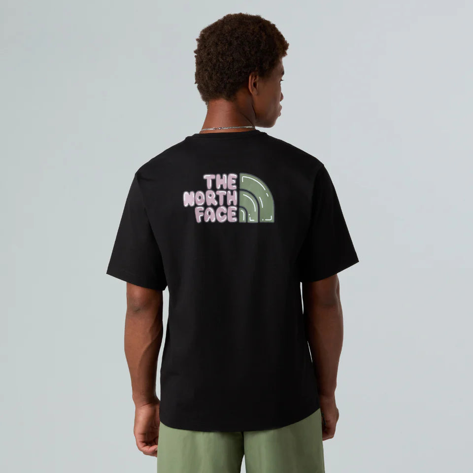 The North Face Unisex Bubble Logo Relaxed T-Shirt Black (8018870894681)