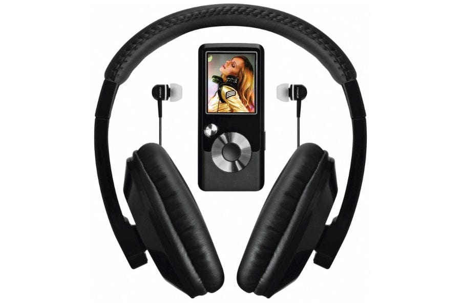 MHC World Tech & Office SANSUI MP3 VIDEO PLAYER 4GB MP204-VP BLK WITH H/PHONES (2061571850329)