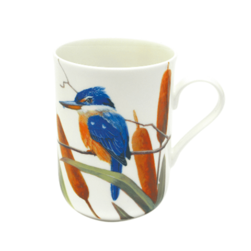 Maxwell & Williams MUG Maxwell & Williams Birds of Australia Eric Shepherd Mug 300ML Sacred Kingfishers (6859158978649)